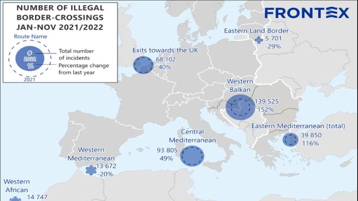 shifra-rekorde-te-migranteve-ilegale-ne-be,-ruta-kryesore-permes-ballkanit