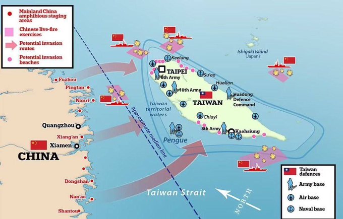 kina-provokon-tajvanin,-stervitje-ushtarake-rreth-ishullit-prej-disa-ditesh-–-video