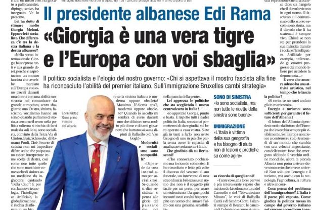 rama-per-gazeten-italiane-“libero”:-e-ardhmja-e-shqiperise-do-te-varet-shume-nga-ajo-e-europes