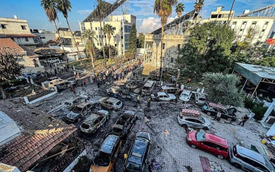 tanket-izraelite-rrethojne-spitalin-baptist-al-ahli-ne-qytetin-e-gazes