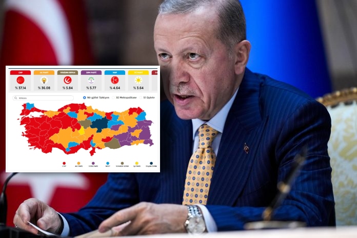 zgjedhjet-ne-turqi/-numerohen-77%-e-kutive-te-votimit,-erdogan-ngushton-rezultatin,-por-mbetet-force-e-dyte-ne-rang-kombetar