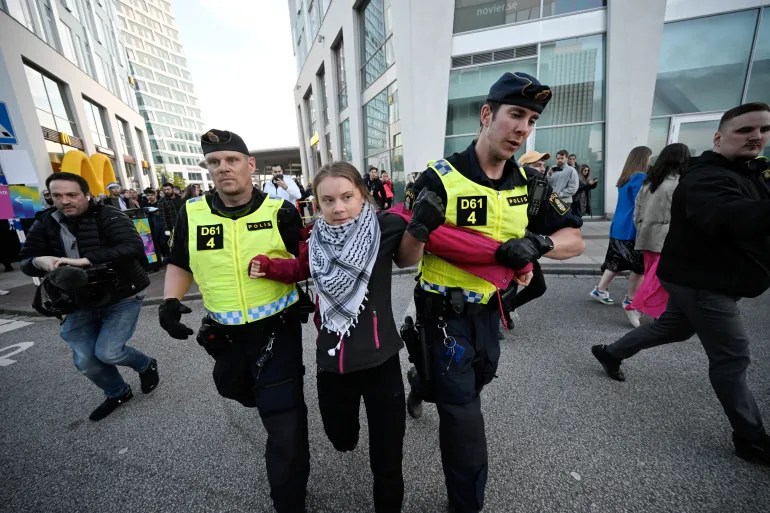 greta-thunberg-u-arrestua-ne-protesten-pro-palestines-ne-malmo