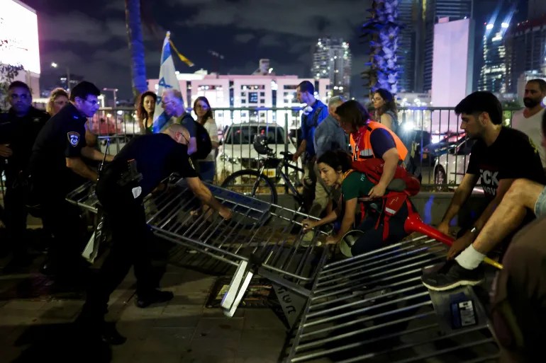 perleshje-mes-policise-dhe-demonstruesve-ne-tel-aviv