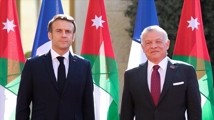 presidenti-francez-dhe-mbreti-i-jordanise-diskutojne-mbi-tensionin-ne-lindjen-e-mesme