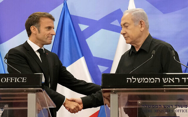 netanyahu-e-quan-te-turpshme-thirrjen-nga-macron-per-ndalim-ar’mesh-ndaj-iz’raelit