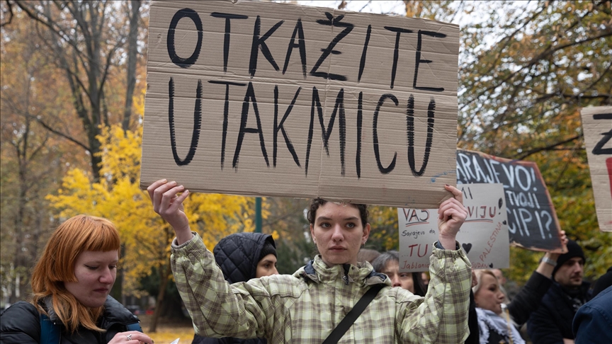 protesta-ne-sarajeve,-kerkohet-anulimi-i-ndeshjes-se-ekipit-izraelit-per-shkak-te-luftes-ne-gaza