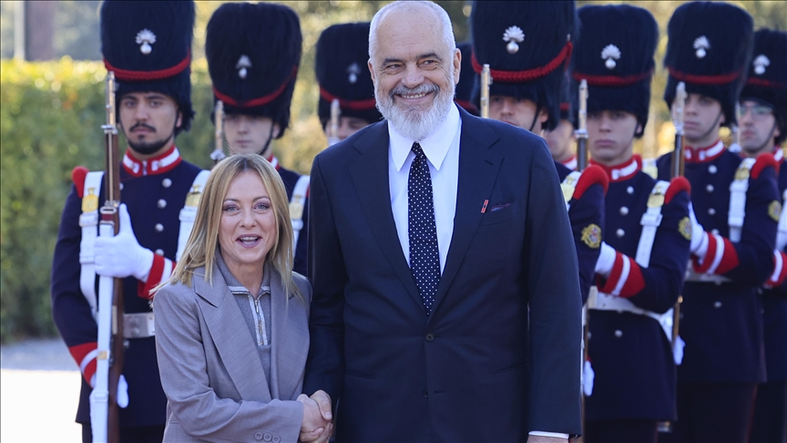 rama-meloni-per-mbledhjen-nderqeveritare-shqiperi-itali:-eshte-nje-dite-historike