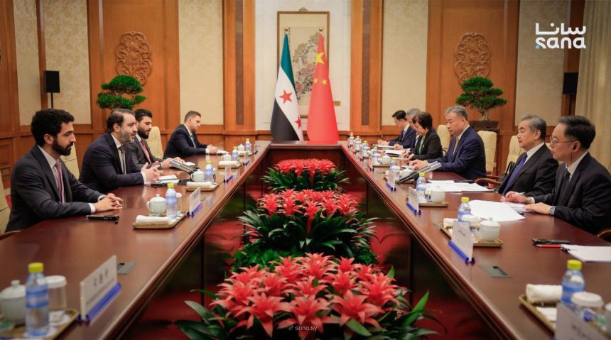 kryediplomati-i-kines,-wang-pret-ne-takim-homologun-sirian-al-shaibani-ne-pekin