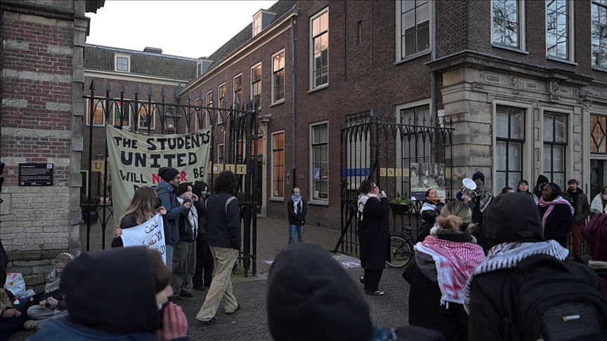 studentet-protestojne-kunder-partneriteteve-izraelite-ne-universitetin-leiden-te-holandes