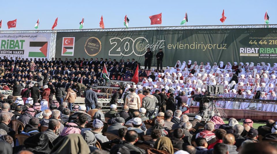 dasme-kolektive-per-rreth-200-cifte-te-reja-ne-gaza,-mes-kushteve-te-luftes