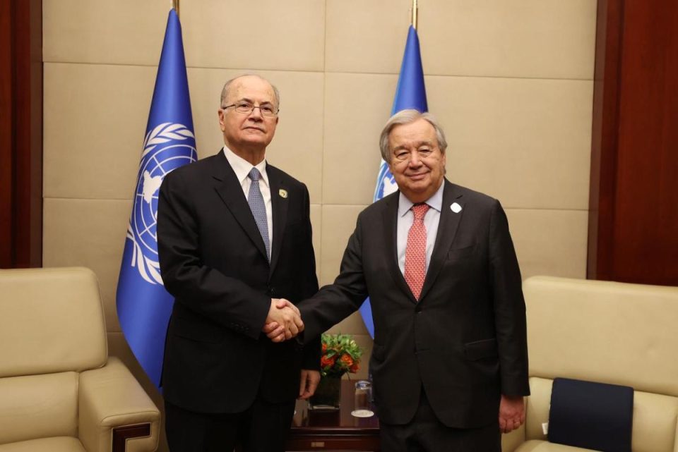 kryeministri-palestinez-takon-sekretarin-e-pergjithshem-te-okb-se-per-zhvillimet-ne-palestine