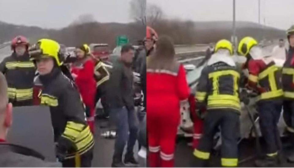 vetaksident-ne-autostraden-“ibrahim-rugova”-ne-prizren,-vdes-nje-grua-dhe-lendohen-dy-persona-te-tjere