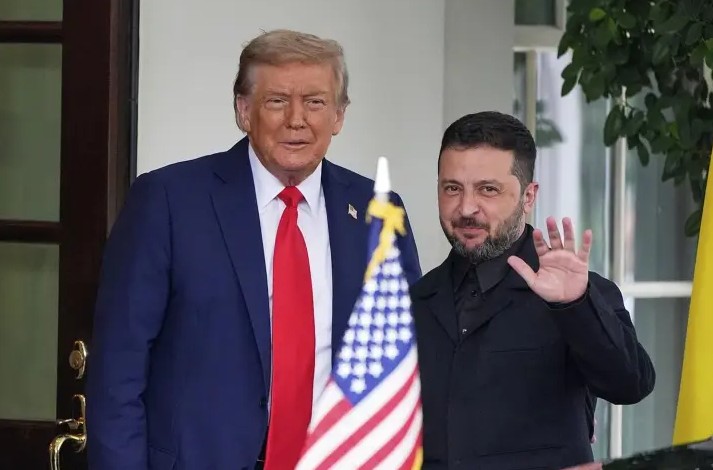 bisedimet-per-luften-ne-ukraine,-trump-zhvillon-nje-bisede-telefonike-me-zelenskyn