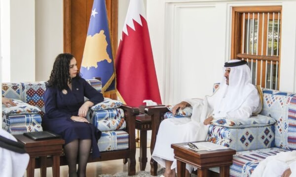 osmani:-fola-me-emirin-e-katarit,-kosova-mbeshtet-te-drejten-e-tij-per-te-mbrojtur-sovranitetin