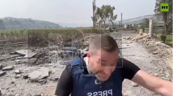 video/-gazetarit-rus-i-plas-raketa-afer-kembeve-teksa-raportonte-ne-libanin-jugor!-shikoni-pamjet-e-shperthimit-dhe-se-cfare-pesuan