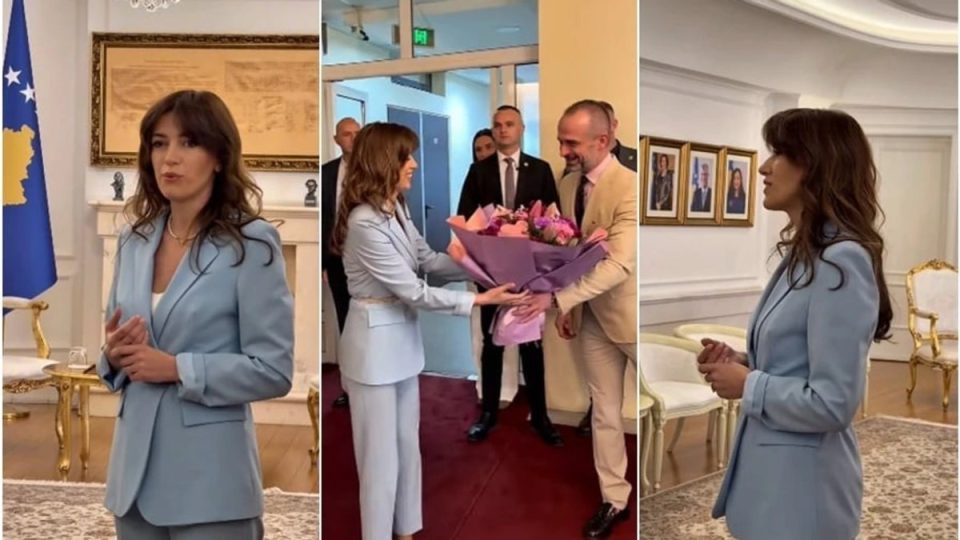 haxhiu-merr-rolin-e-perkohshem-te-presidentes,-pritet-me-lule-nga-stafi