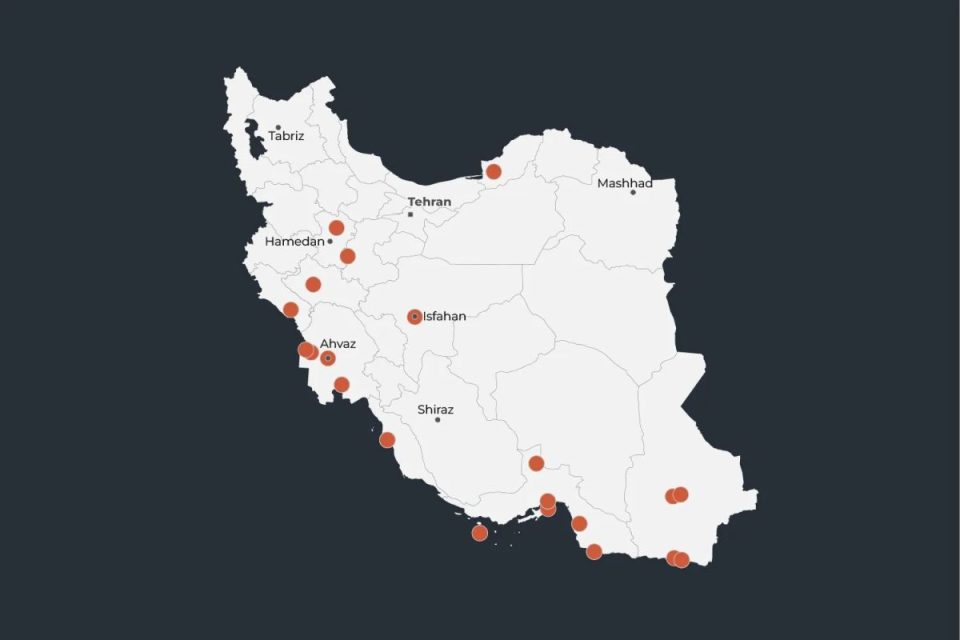 harta-e-sulmeve-te-fundit-amerikane-ne-iran