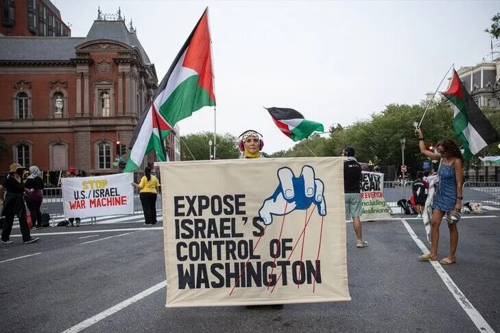 pro-palestinezet-mblidhen-jashte-shtepise-se-bardhe-per-te-protestuar-ndaj-vizites-se-netanyahut