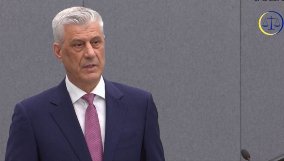 akuzat-per-pengim-te-drejtesise-ndaj-thacit-dhe-4-te-tjereve/-gjykata-e-hages-cakton-mesin-e-shtatorit-per-deklaratat-permbyllese