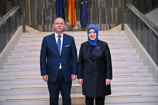 ministrja-turke-per-familje-dhe-sherbime-sociale,-ozdemir-gjoktash-per-vizite-ne-shkup-ne-takim-me-gashin