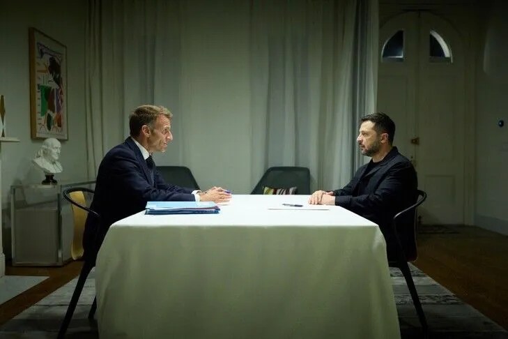zelenskyy-dhe-macron-diskutojne-per-paketen-e-mbeshtetjes-dimerore-per-ukrainen