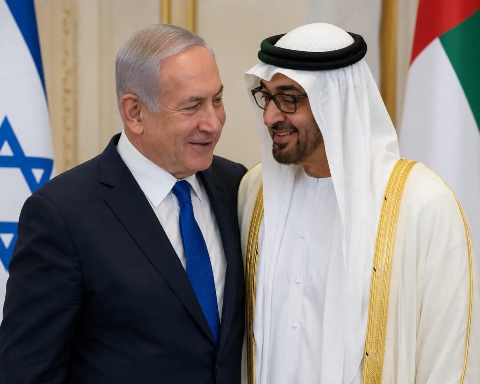 presidenti-i-emirateve-te-bashkuara-arabe-pret-kryeministrin-izraelit,-diskutojne-marredheniet-dypaleshe